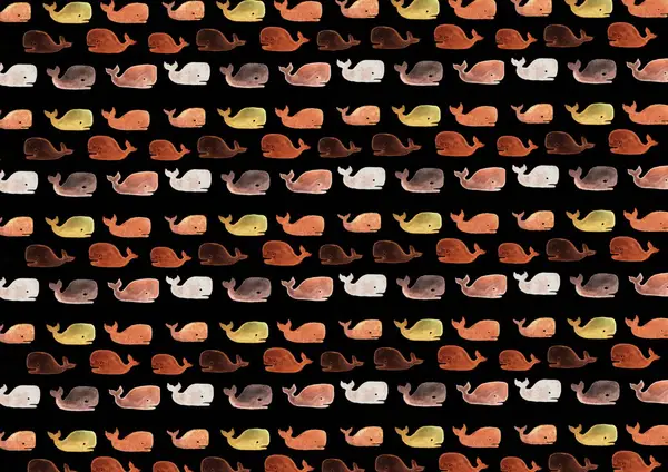 little whales, pattern by Dasha Voronova
